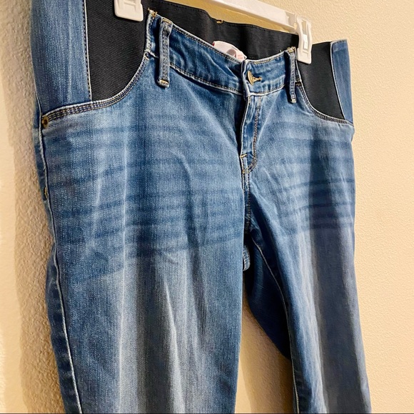 High Rise Inset Panel Maternity Jeggings - Picture 5 of 7